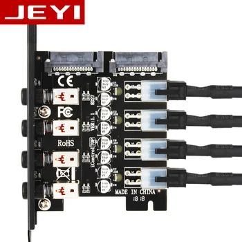 JEYI iControl-8 mais 4 rígido o disco rígido sistema de controle inteligente de controle de gerenciamento de disco rígido do sistema do disco rígido SSD interruptor de alimentação de quatro