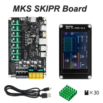 MKS SKIPR placa-Mãe com processador Quad-core de 64bits SOC STM32F407VET6 a Bordo é Executado Klipper com curso de mestrado erasmus MUNDUS para Voron VS Raspberry Pi RasPi