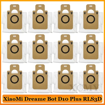 Saco de pó Acessórios Para XiaoMi Dreame Bot D10 Mais RLS3D Robô Aspirador de Substituição de Poeira Bin Peças de Reposição Caixa de Pó