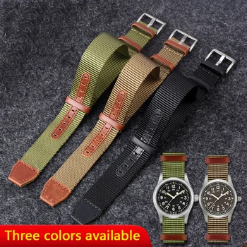 Nylon e Couro pulseira 20 mm, pulseira relógio 22mm banda watchbands Adaptar a todos os tipos de militares relógios UTAI, G22