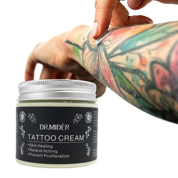 100g de Tatuagem Creme de Manteiga de Pele de Cura Aliviar a Coceira Impedir a Proliferação do Anti-itch Protege o Brilho da Tinta de Tatuagem