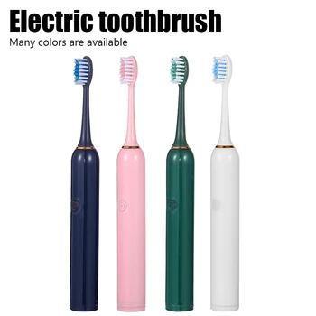 A Escova de dentes elétrica Sonic Escova de dentes Recarregável IPX7 Impermeável de Viagem Escova de dentes com 2 Cabeça da Escova Melhor Presente