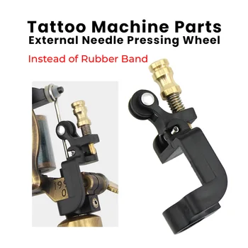 Externo Da Agulha Pressionando A Roda De Bobina & Máquina Rotativa Tatuagem Partes Universal Agulha De Tatuagem Pressionando A Haste