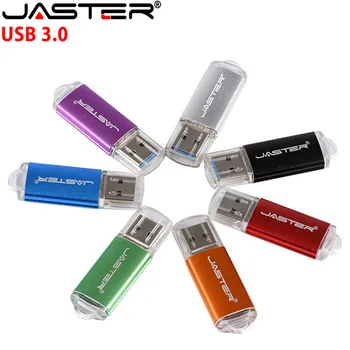 JASTER de Alta Velocidade Usb Flash Drive 128GB mini Stick Usb Pen Drive 64GB 32GB 16GB 8GB Pendrive usb 3.0 Memory Stick Pendrive