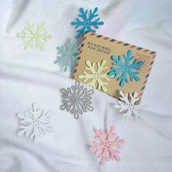 Natal pequeno floco de neve de corte de metal morre, scrapbooks, cartões artesanais, molduras, decorações, DIY arte